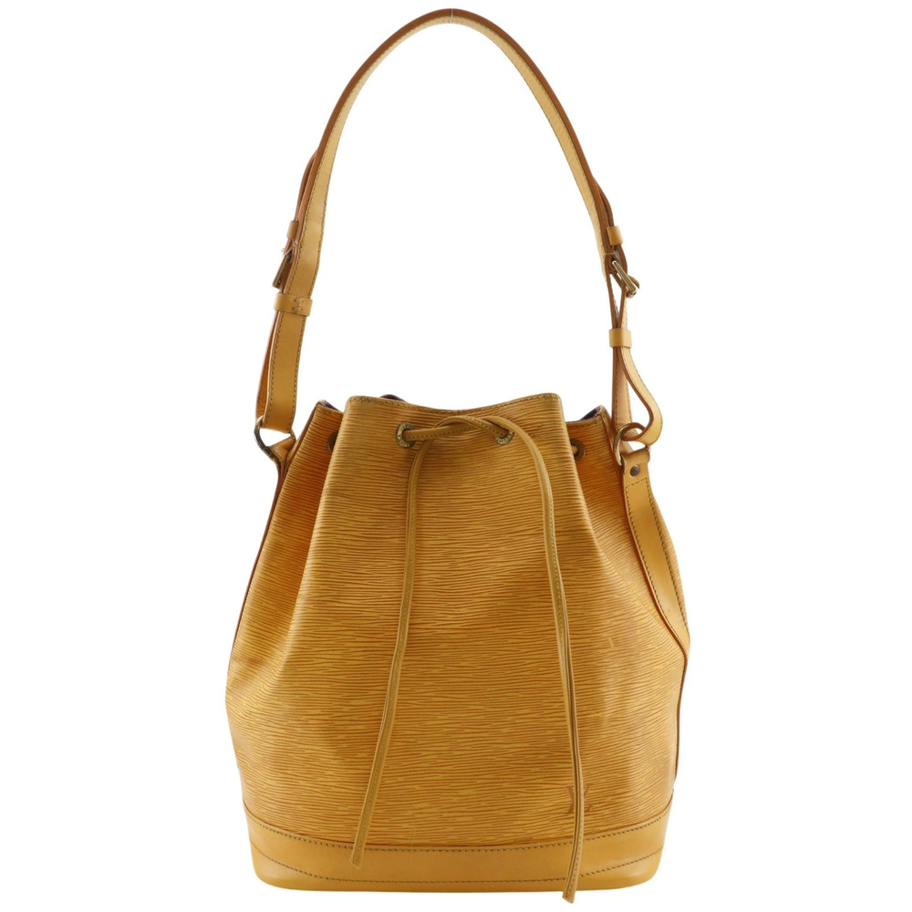 Louis Vuitton Noe Epi Leather Tassili Drawstring Shoulder Bag Yellow